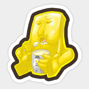 Negative's Comfort food Sticker